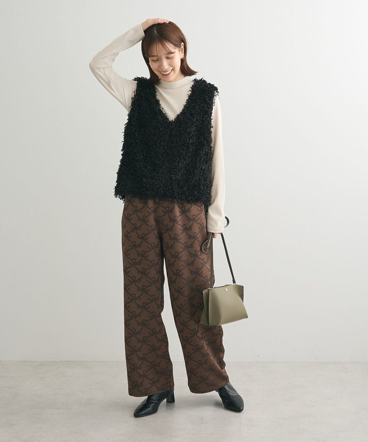 Green Parks「・Petit Fleur ラメテレコハイネック」|Tシャツ・カットソー|