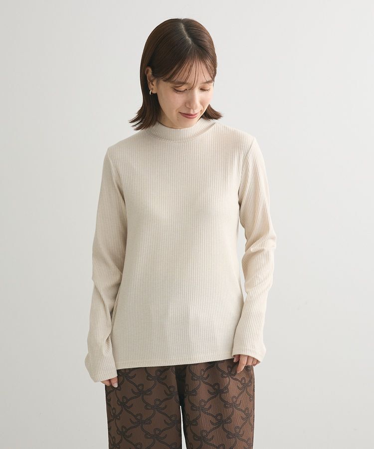 Green Parks「・Petit Fleur ラメテレコハイネック」|Tシャツ・カットソー|