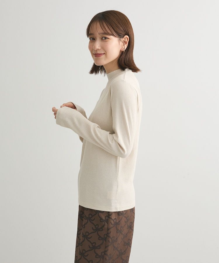 Green Parks「・Petit Fleur ラメテレコハイネック」|Tシャツ・カットソー|