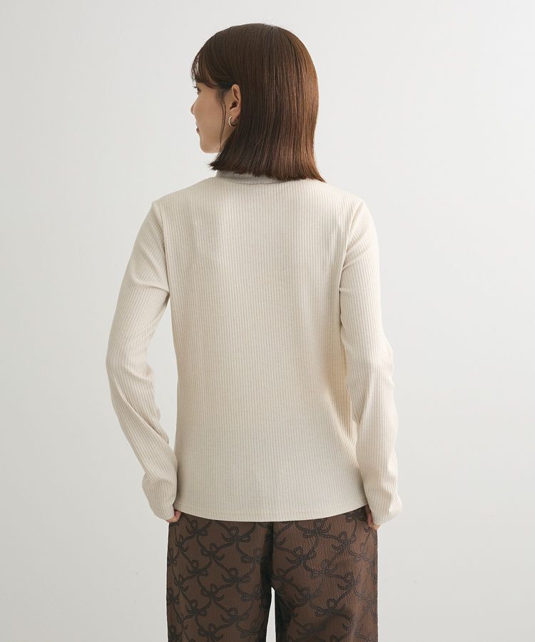 Green Parks「・Petit Fleur ラメテレコハイネック」|Tシャツ・カットソー|