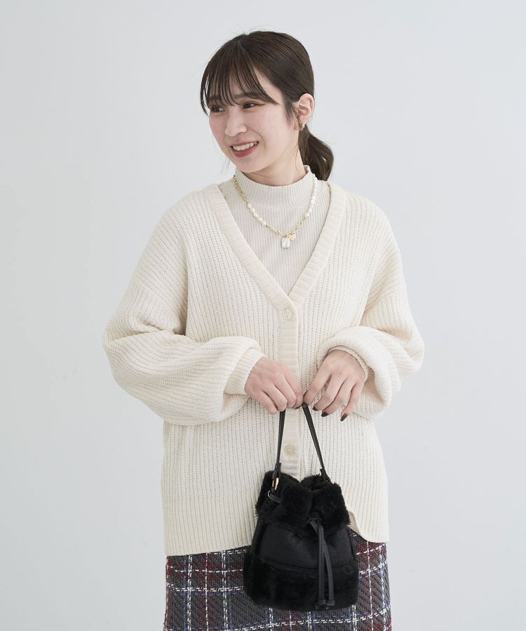 Green Parks「・Petit Fleur ラメテレコハイネック」|Tシャツ・カットソー|