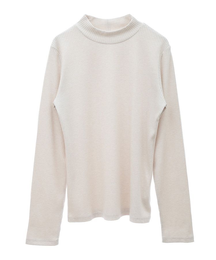 Green Parks「・Petit Fleur ラメテレコハイネック」|Tシャツ・カットソー|