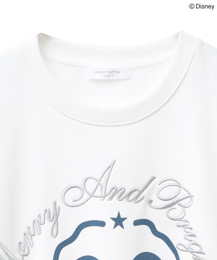 Green Parks「ミッキー&フレンズ/刺繍裏毛プルオーバーⅡ」|Tシャツ・カットソー|