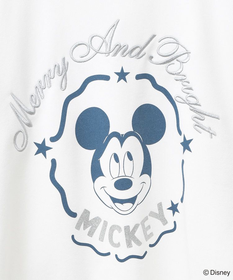 Green Parks「ミッキー&フレンズ/刺繍裏毛プルオーバーⅡ」|Tシャツ・カットソー|