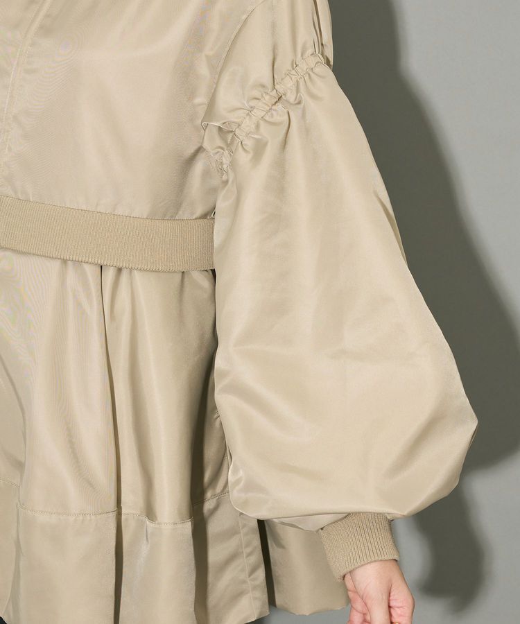 AnriettMusee「MA-1ペプラムブルゾン」|ブルゾン・スタジャン|