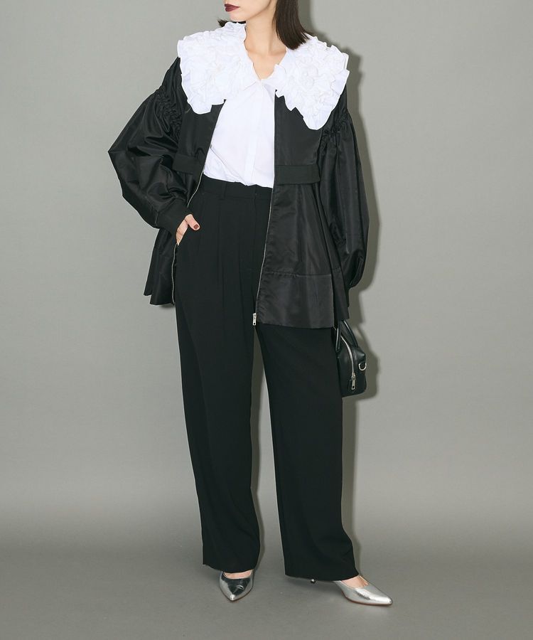 AnriettMusee「MA-1ペプラムブルゾン」|ブルゾン・スタジャン|