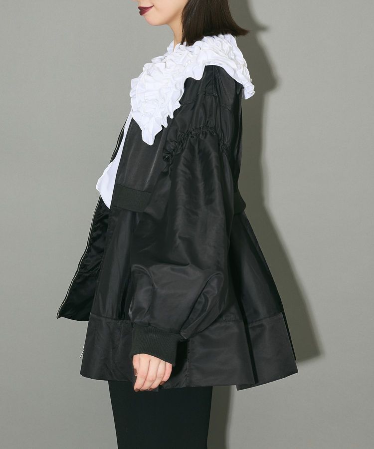 AnriettMusee「MA-1ペプラムブルゾン」|ブルゾン・スタジャン|