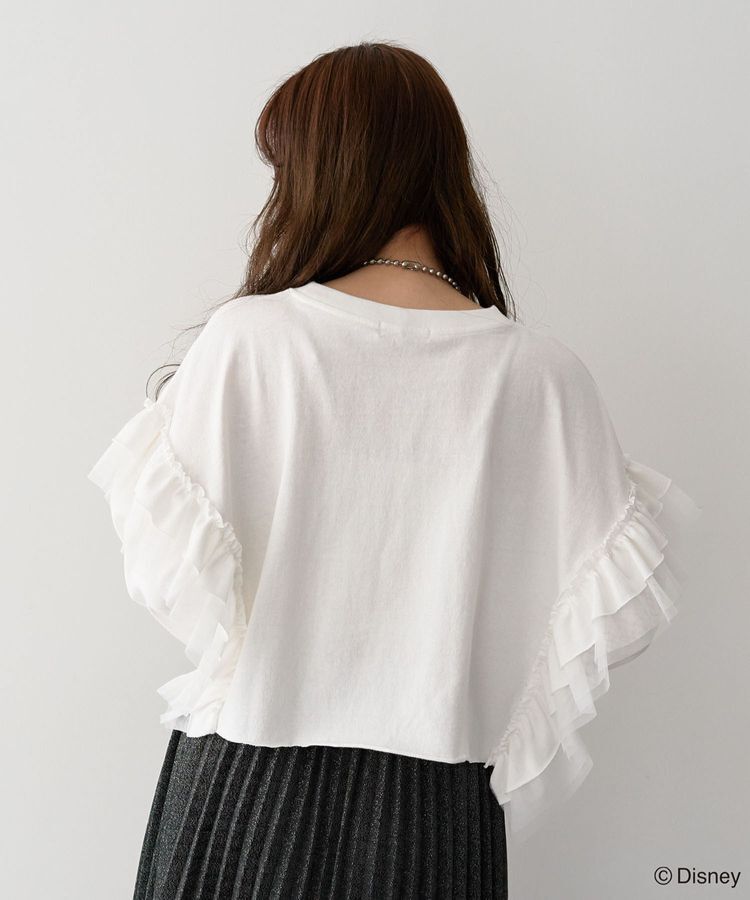 Green Parks「ミッキー＆フレンズ/袖フリルショート丈TEEⅡ」|Tシャツ・カットソー|