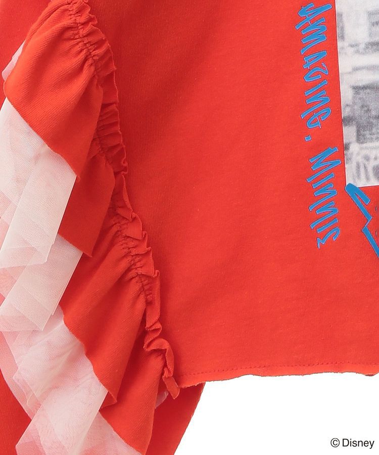 Green Parks「ミッキー＆フレンズ/袖フリルショート丈TEEⅡ」|Tシャツ・カットソー|