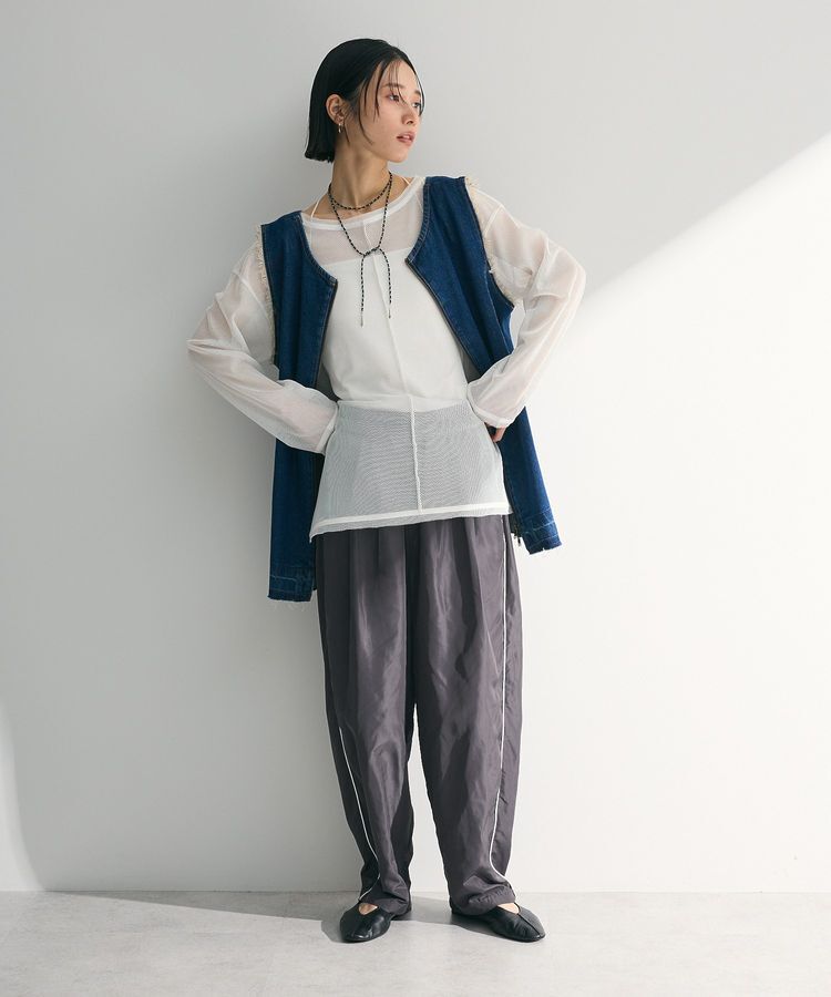 Green Parks「メッシュカットプルオーバー」|Tシャツ・カットソー|