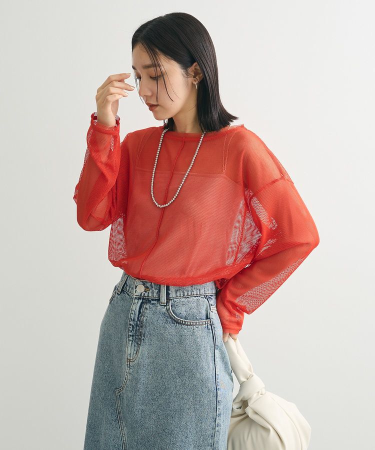 Green Parks「メッシュカットプルオーバー」|Tシャツ・カットソー|