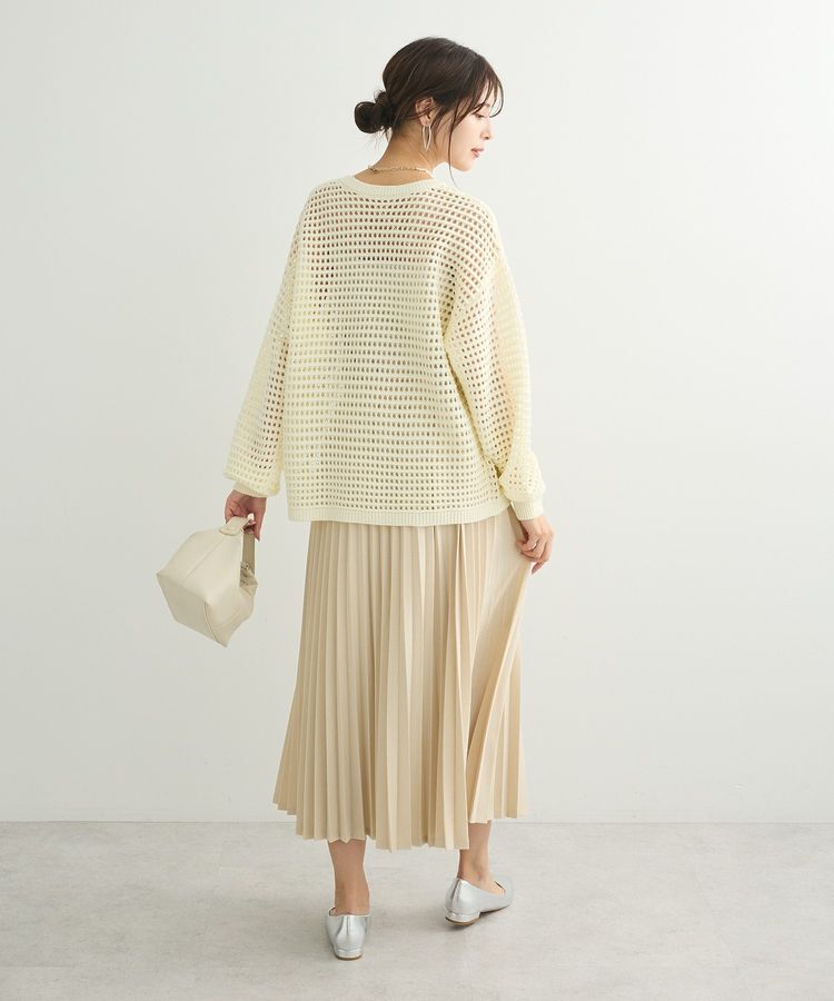 Green Parks「メッシュニットチュニック」|ニット・セーター|