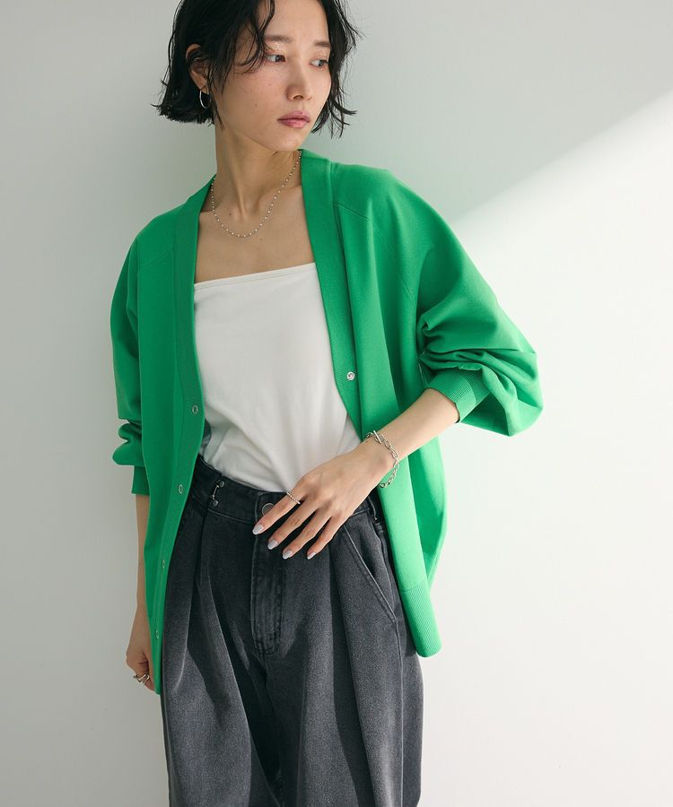 Green Parks「スポンディッシュVネックカーディガン」|カーディガン|Green