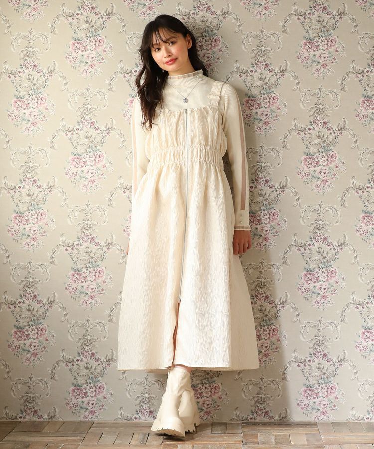 Green Parks「・SUGAR SPOON ジャカードジャンスカ」|ジャンパースカート|