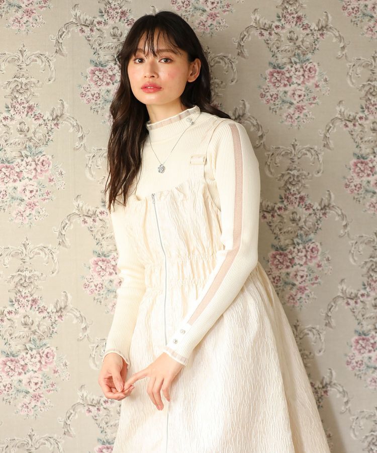 Green Parks「・SUGAR SPOON ジャカードジャンスカ」|ジャンパースカート|