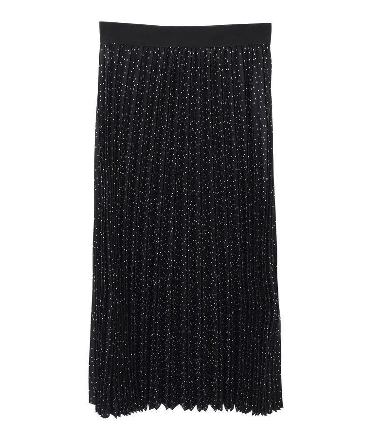 Green Parks「微光沢 柄プリーツスカート」|スカート|