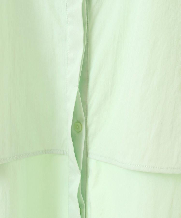 Green Parks「イージーケア比翼フライヨークチュニック」|シャツ・ブラウス|