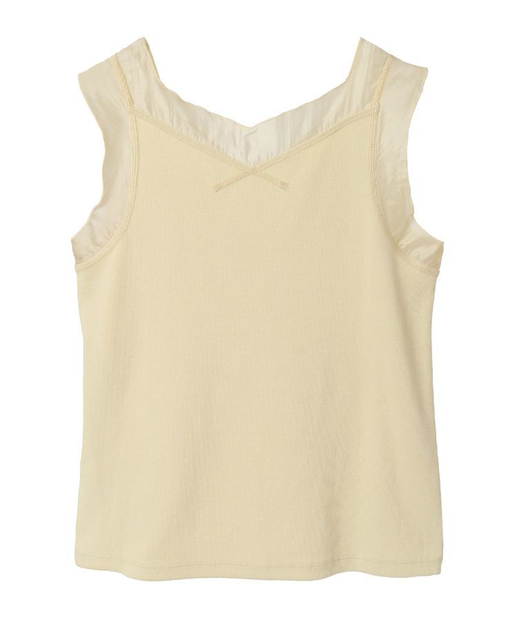 Green Parks「・SUGAR SPOON シアー切替タンクトップ」|インナー|