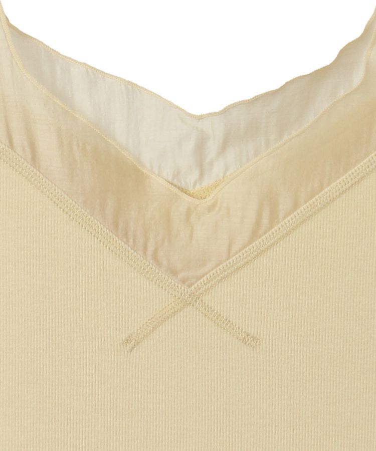 Green Parks「・SUGAR SPOON シアー切替タンクトップ」|インナー|