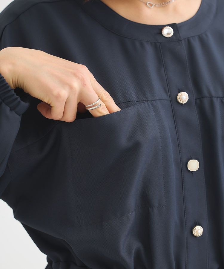 Green Parks「・ELENCARE DUE イロイロ釦ワンピース」|ワンピース|