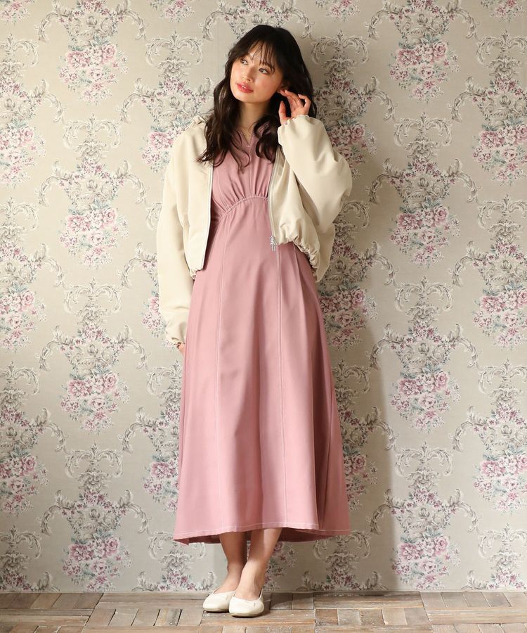 Green Parks「・ELENCARE DUEボリュームスリーブワンピース」|ワンピース|