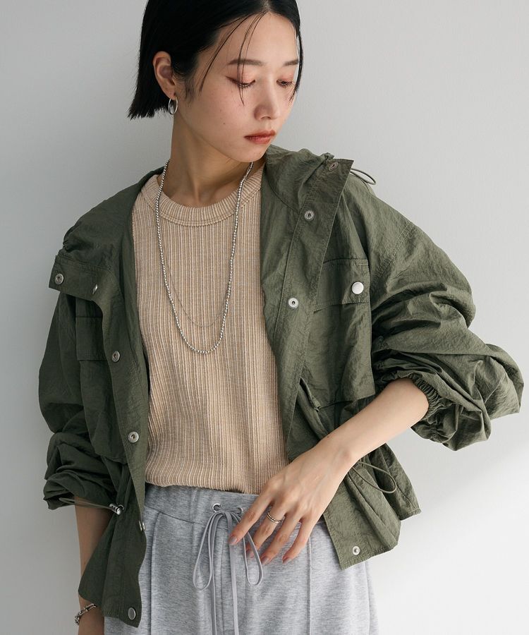 Green Parks「・SUGAR SPOON ショートマウンテンパーカー」|ブルゾン・スタジャン|Khaki