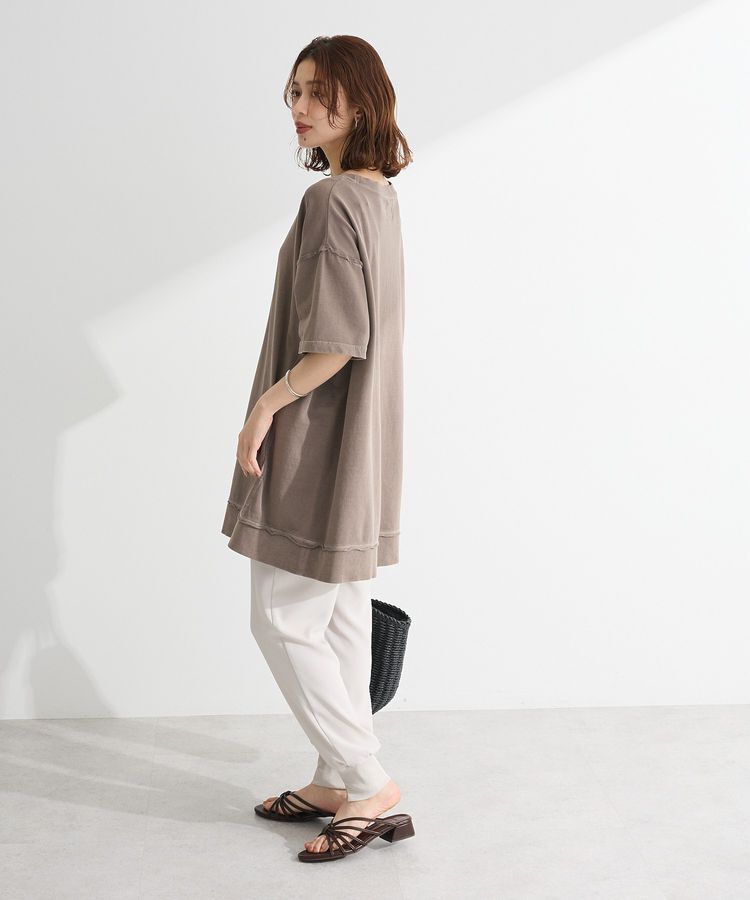armonia「ピグメント裏毛切りっぱなしチュニック」|チュニック|