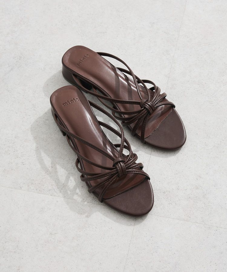 Green Parks「・minia アミサンダル」|サンダル|Brown