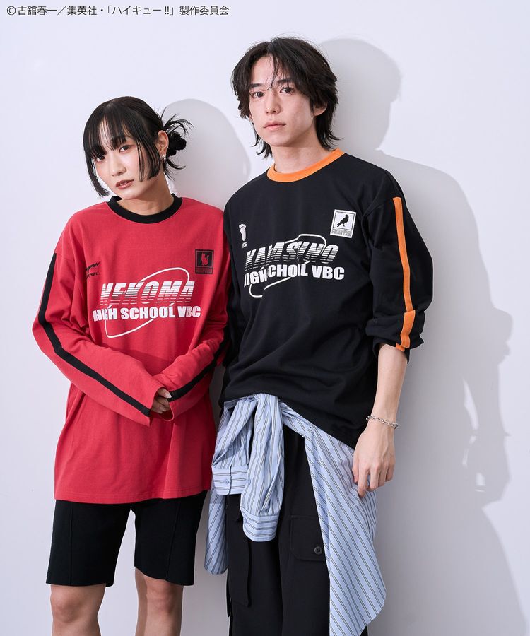 Green Parks「ハイキュー!! ユニフォーム長袖Tシャツ」|Tシャツ・カットソー|