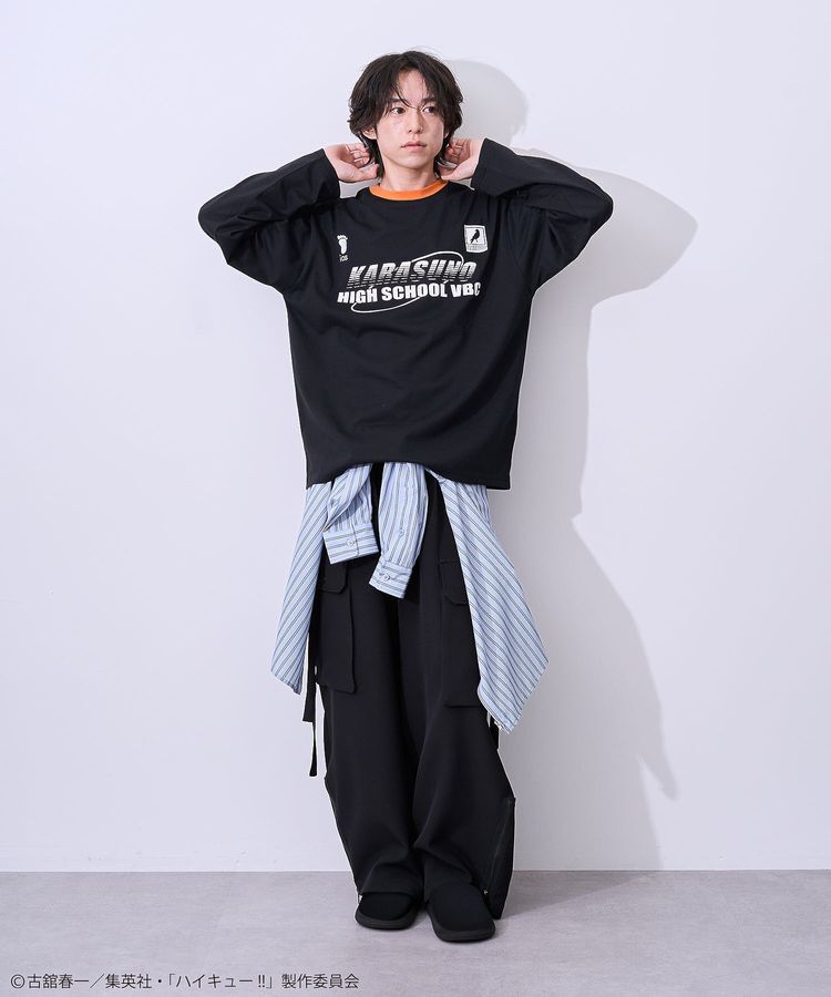 Green Parks「ハイキュー!! ユニフォーム長袖Tシャツ」|Tシャツ・カットソー|