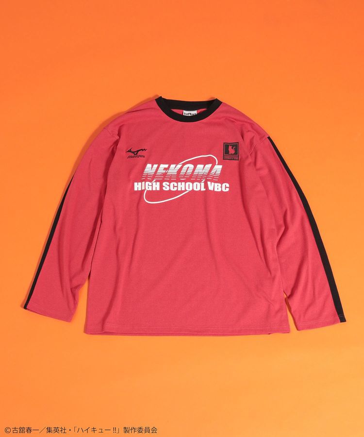 Green Parks「ハイキュー!! ユニフォーム長袖Tシャツ」|Tシャツ・カットソー|Red