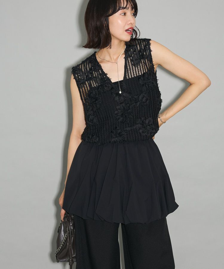 Green Parks「・ELENCARE DUE バルーンミニスカート」|スカート|