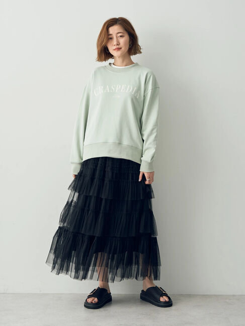 YECCA VECCA「【DOLL UP OOPS】チュールティアードスカート」|フレア|