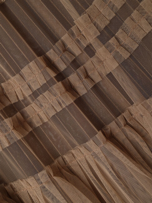 YECCA VECCA「【DOLL UP OOPS】チュールティアードスカート」|フレア|