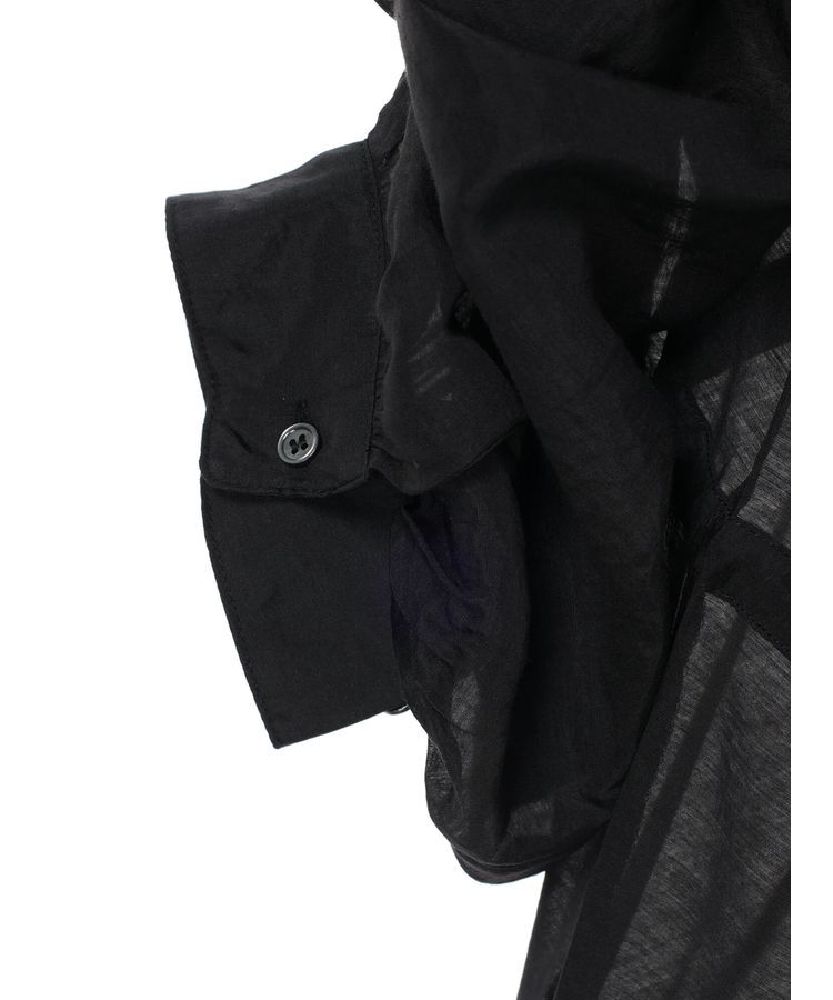 YECCA VECCA「シアー2way袖バルーンチュニック」|チュニック|