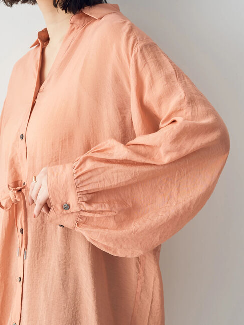 YECCA VECCA「シアー2way袖バルーンチュニック」|チュニック|