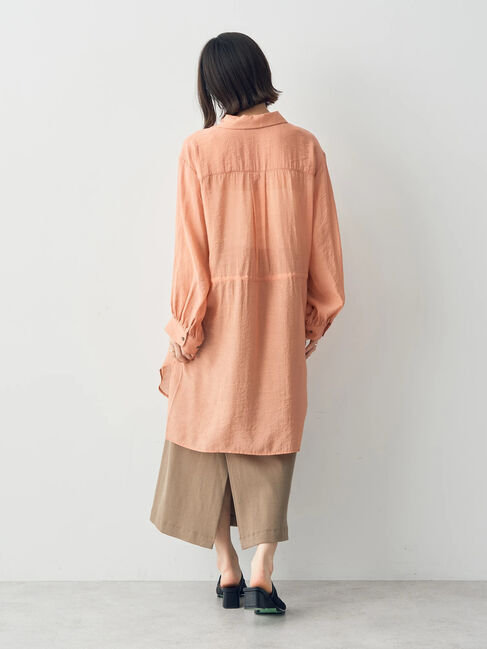 YECCA VECCA「シアー2way袖バルーンチュニック」|チュニック|