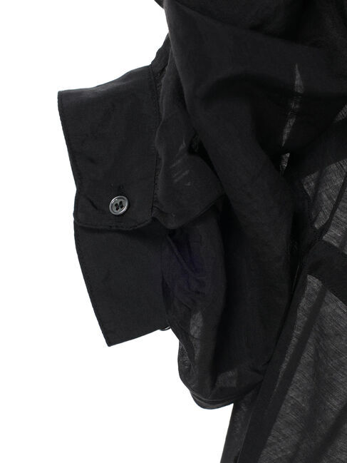 YECCA VECCA「シアー2way袖バルーンチュニック」|チュニック|