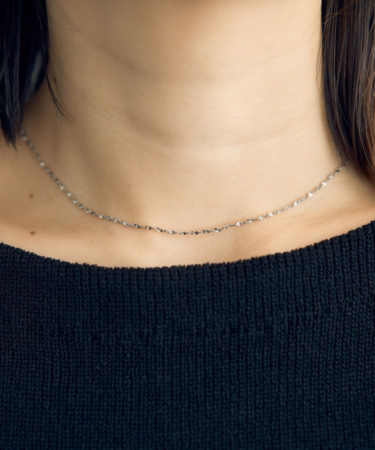 YECCA VECCA「デザインチェーンステンレスネックレス」|ネックレス|