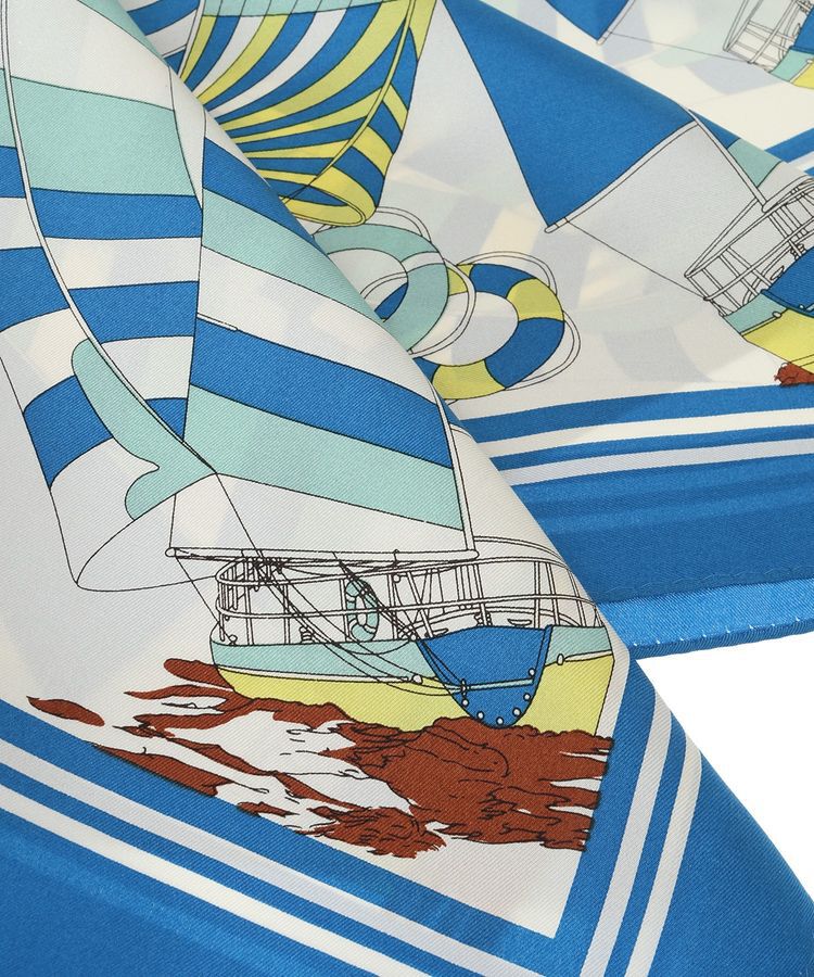 YECCA VECCA「【kakatoo】ヨット柄スカーフ」|バンダナ・スカーフ|