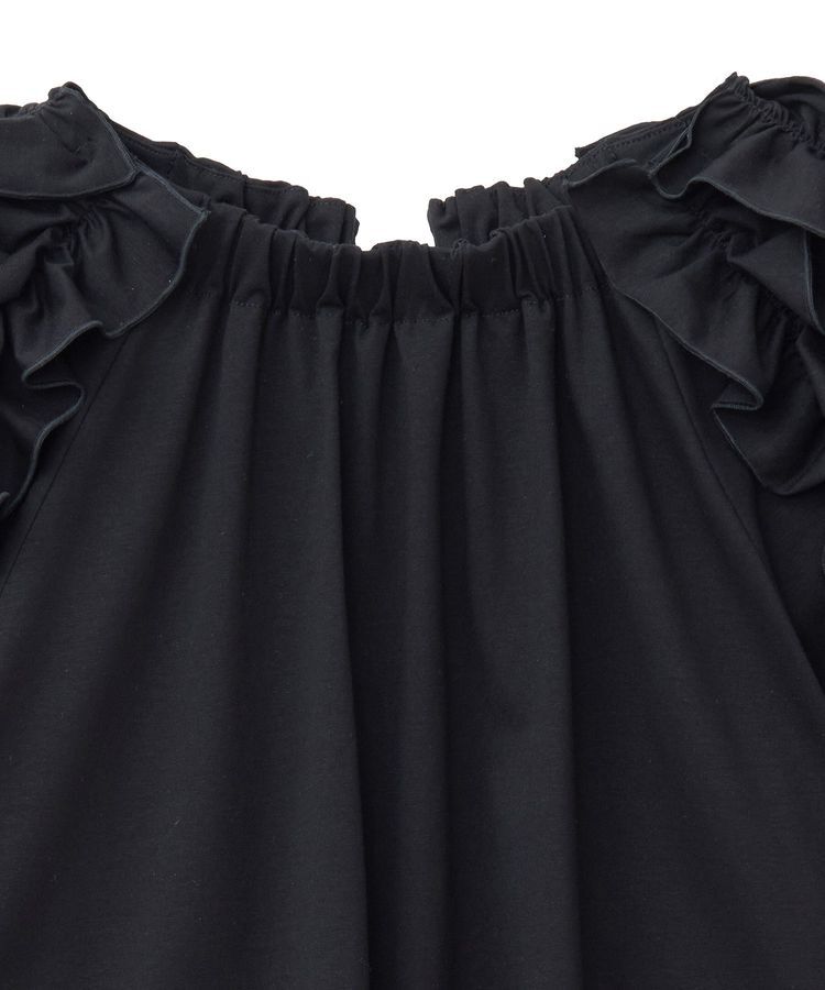 YECCA VECCA「【UVカット】フリルスリーブカットソー」|Tシャツ・カットソー|