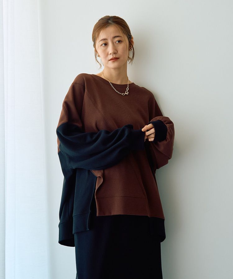 Editt by YECCA VECCA「アシメデザインプルオーバー」|スウェット・ジャージ|