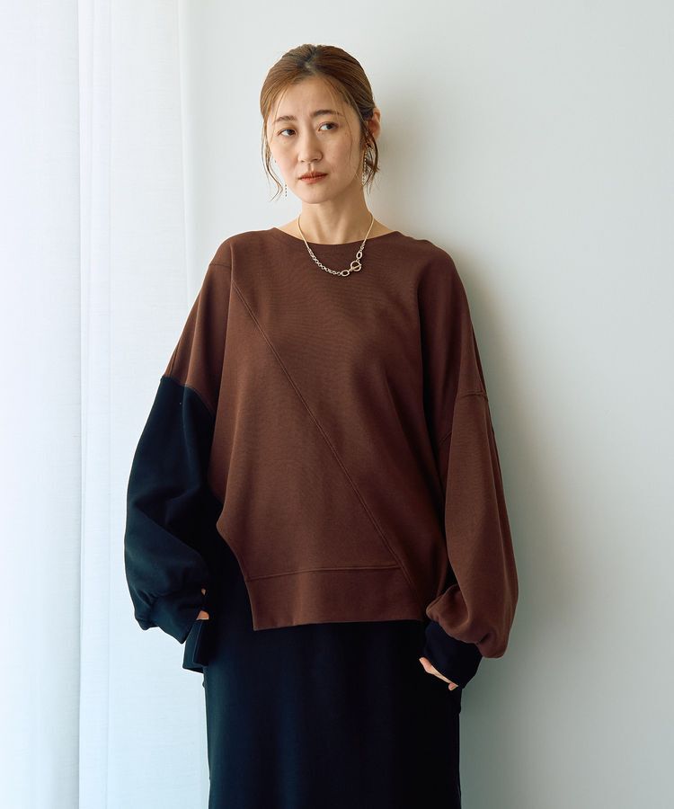 Editt by YECCA VECCA「アシメデザインプルオーバー」|スウェット・ジャージ|