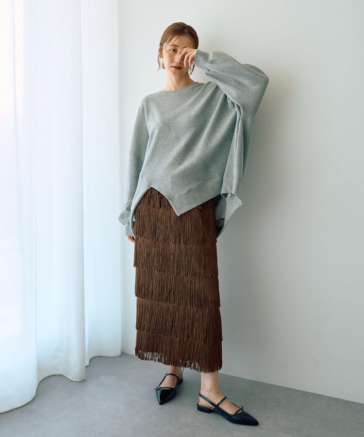 Editt by YECCA VECCA「アシメデザインプルオーバー」|スウェット・ジャージ|