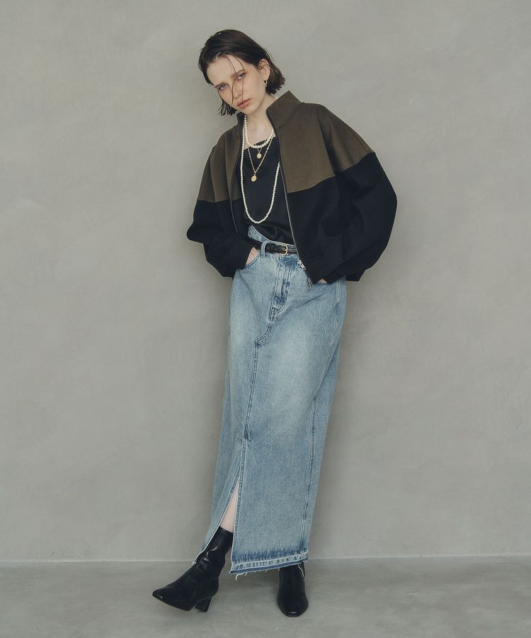 Editt by YECCA VECCA「【上下着用可能】2wayインバーテッドライトブルゾン」|ブルゾン・スタジャン|