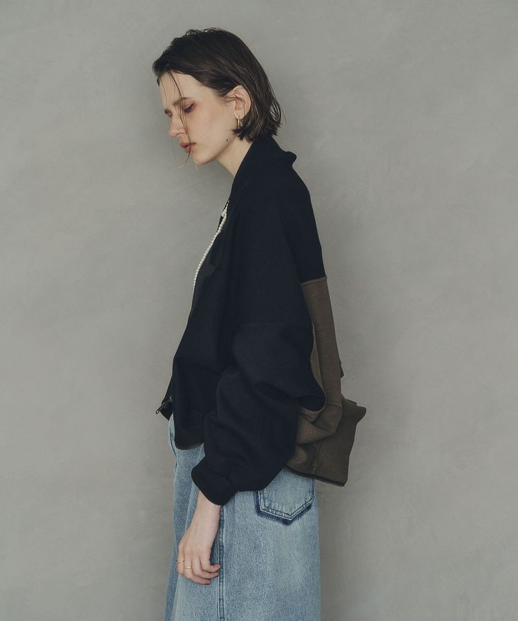 Editt by YECCA VECCA「【上下着用可能】2wayインバーテッドライトブルゾン」|ブルゾン・スタジャン|