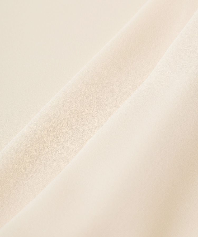 YECCA VECCA「パールブローチ付きボウタイブラウス」|シャツ・ブラウス|