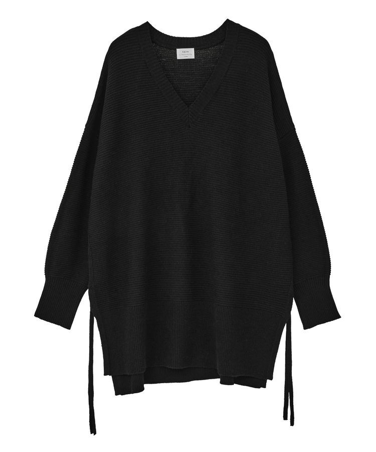 Editt by YECCA VECCA「Vネックドロストデザインニット」|ニット・セーター|