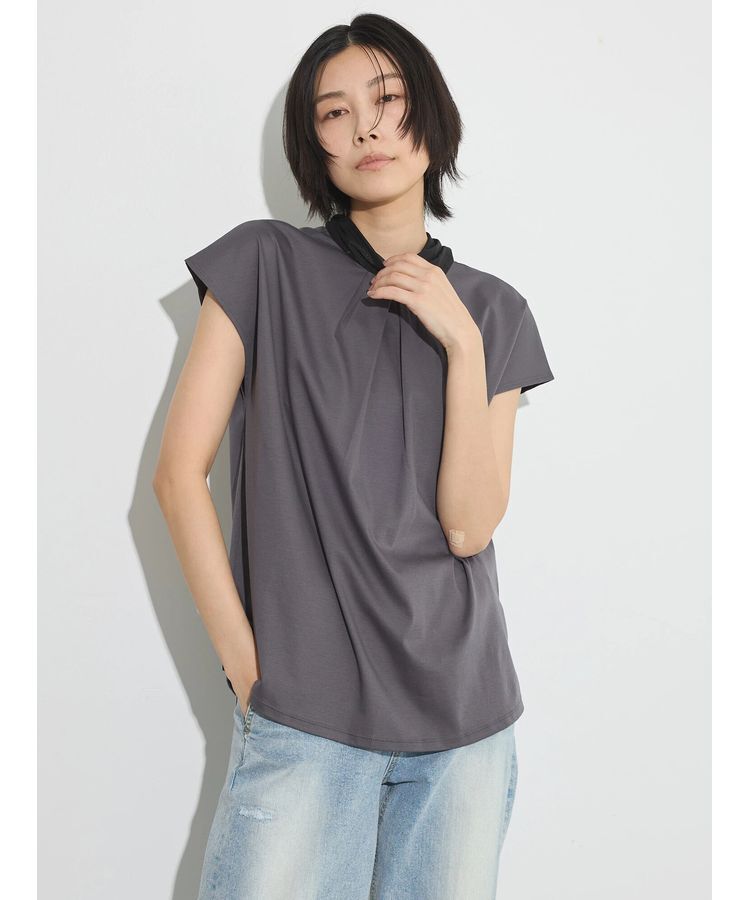 GARAGE OF GOOD CLOTHING「マルチウェイシアーボウタイプルオーバー」|Tシャツ・カットソー|Charcoal Gray