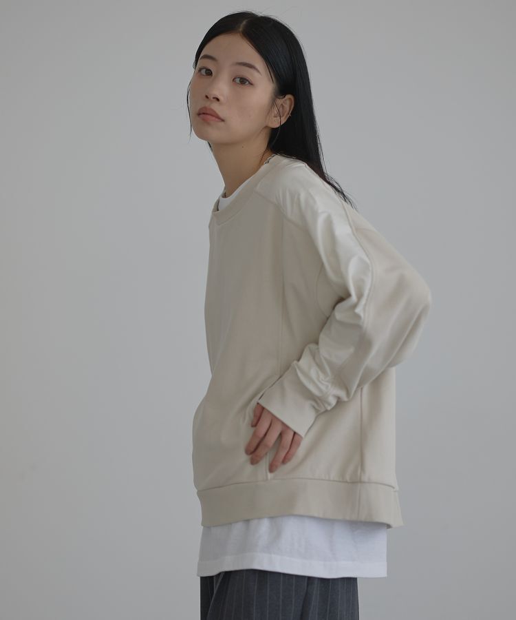 GARAGE OF GOOD CLOTHING「【日本製】異素材切り替えプルオーバー」|Tシャツ・カットソー|